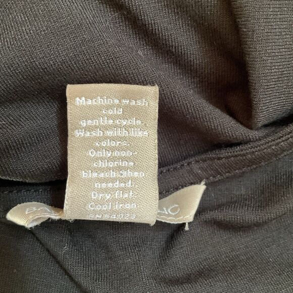 Banana Republic Women's S Black Sleeveless Tank Top Pleated Casual Minimalist - Picture 7 of 9